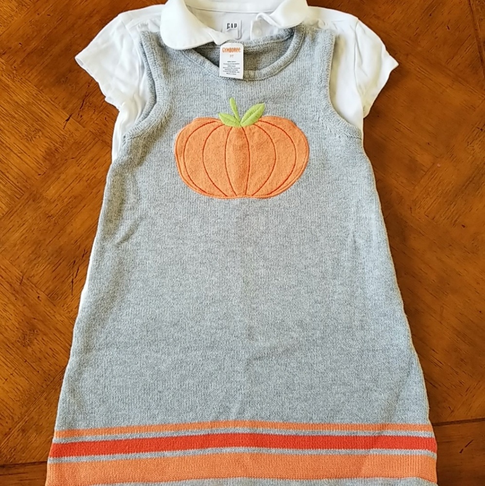 Gymboree Pumpkin Sweater Dress